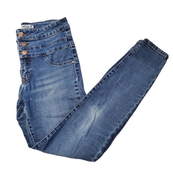 refuge Denim - 3/$25 Refuge High Waisted Skinny Jeans Size 4
